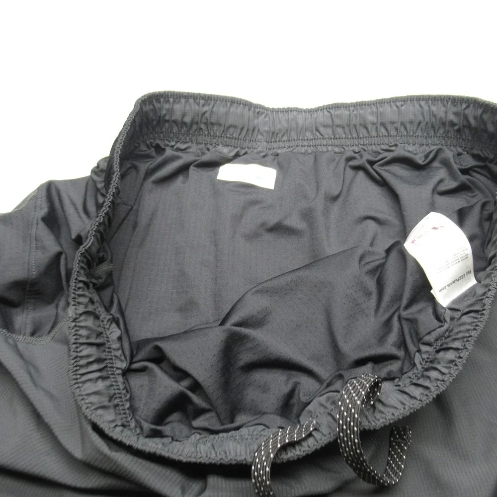 Columbia‎ Swim Shorts Mens XL Black Lined Elastic Drawstring Waist Trunks Board